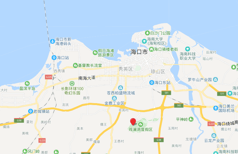观澜湖澜墅区位图
