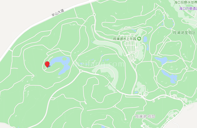 观澜湖澜墅区位图