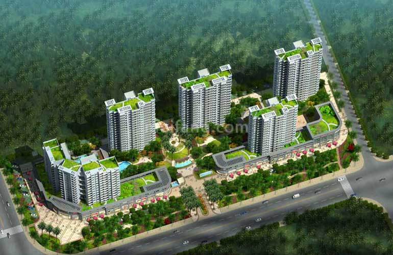 金尊文府海景鸟瞰图