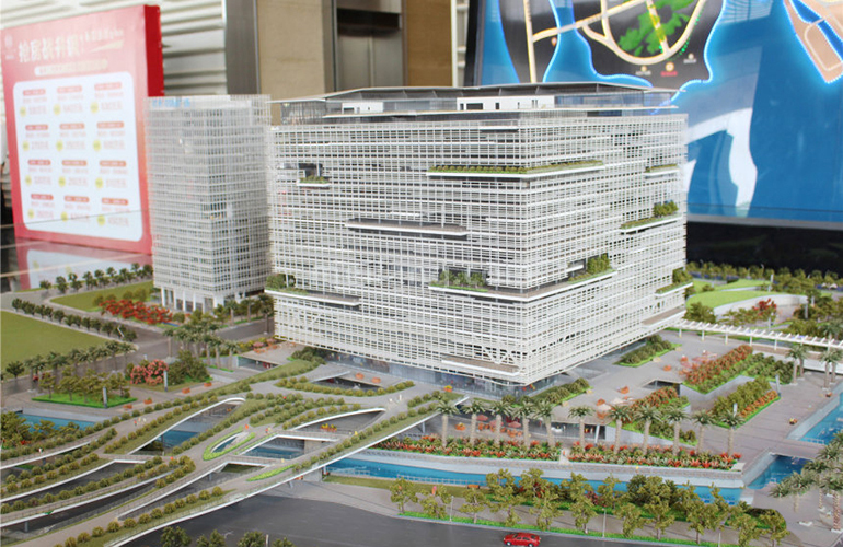 保利国际中心沙盘实景图