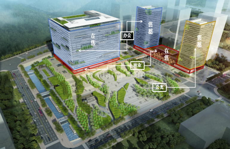 保利国际中心楼栋分布图