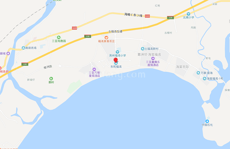 东和福湾区位图