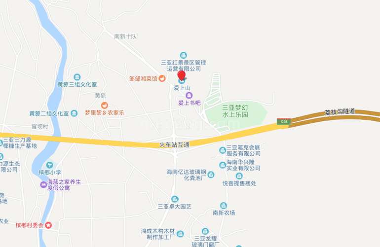 爱上山梦想小镇区位图