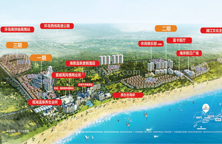 碧桂园金沙滩配套分布图