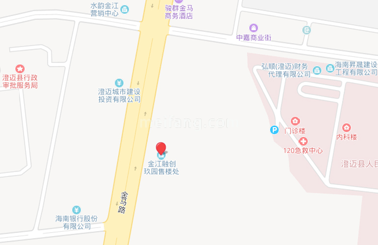 融创玖园位置图