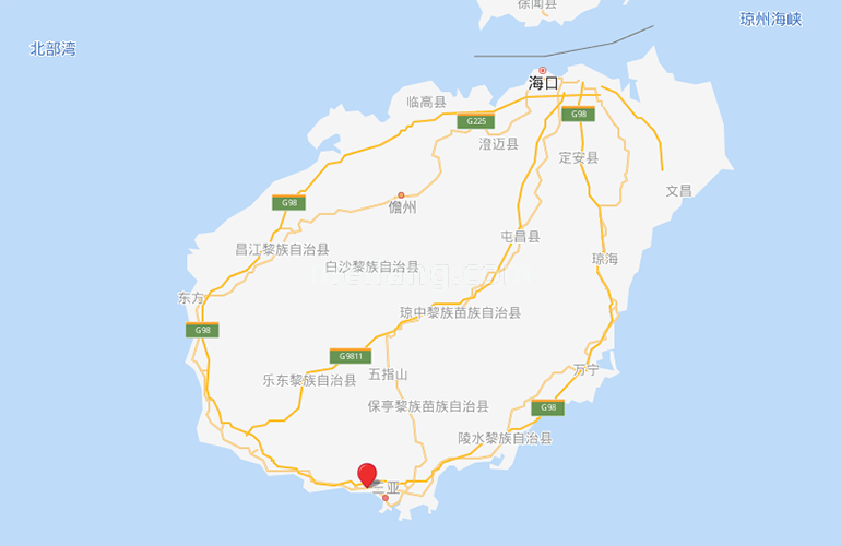 碧桂园三亚郡区位图