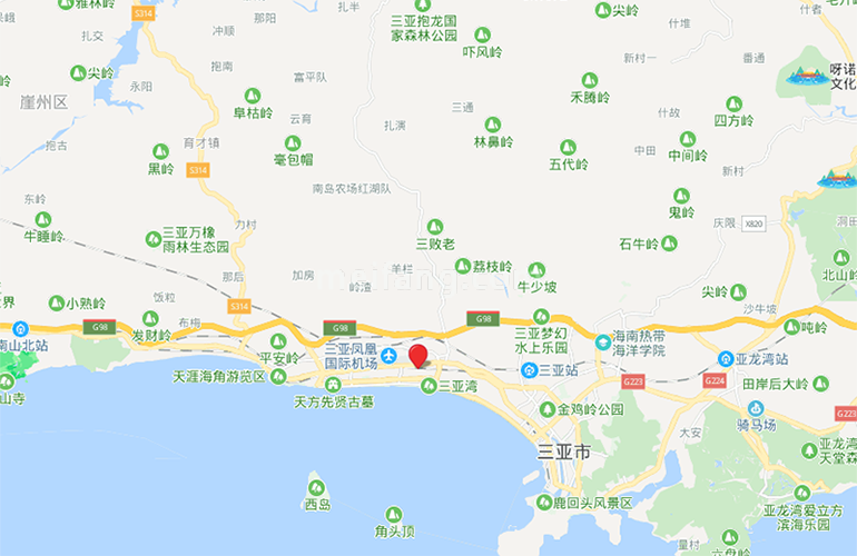 碧桂园三亚郡区位图