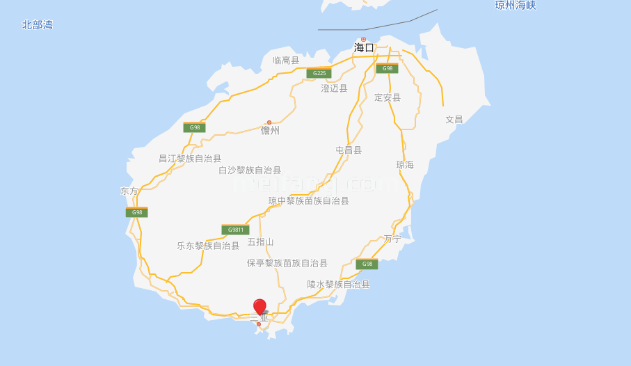 三亚蘭园区位图