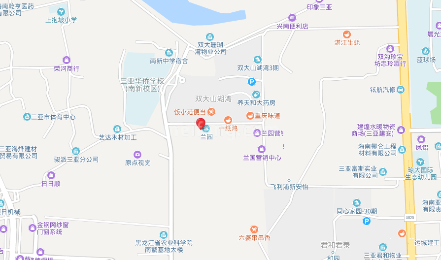 三亚蘭园区位图