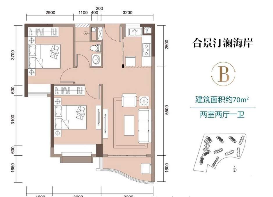 海南合景汀澜海岸户型,图片大全-港湾网