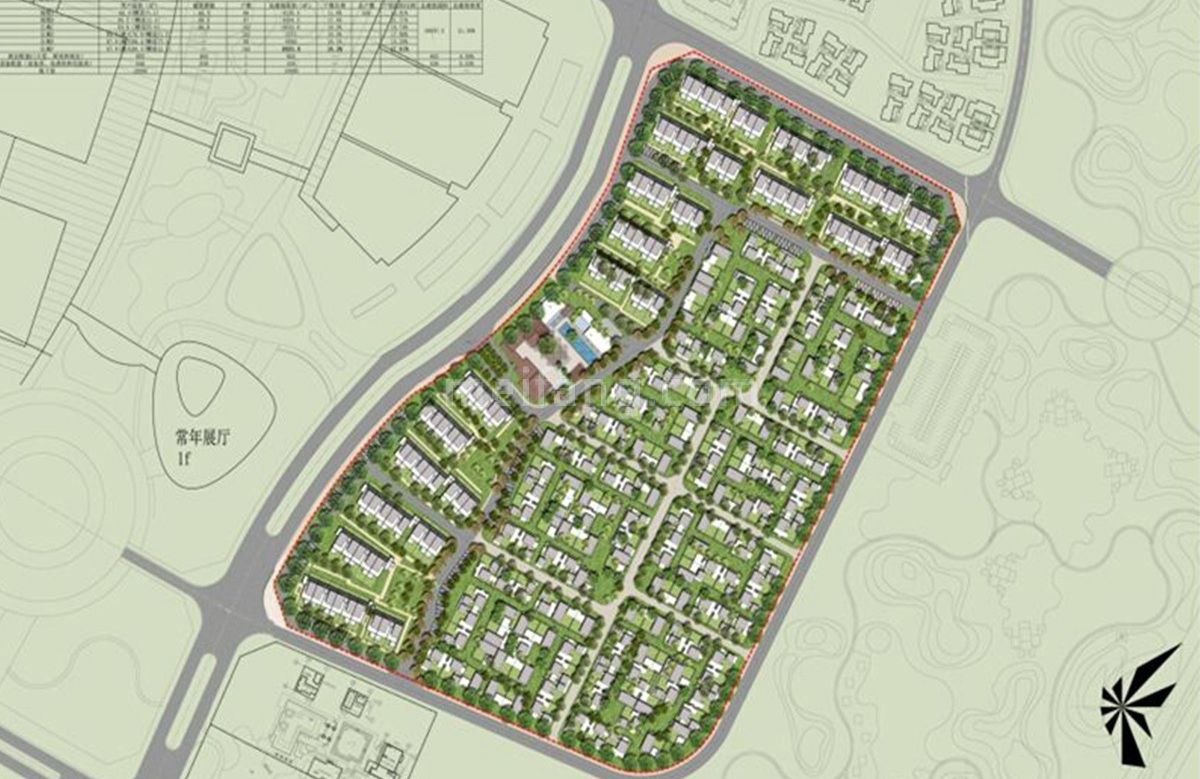 国家海岸保利海棠湾楼栋平面分布图