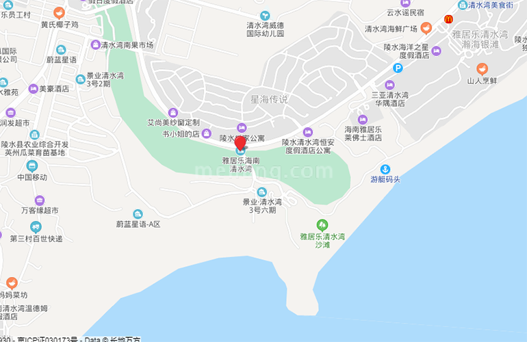 雅居乐清水湾海境新天区位图