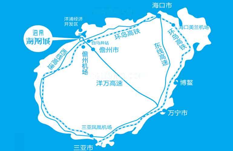 海阳城区位图