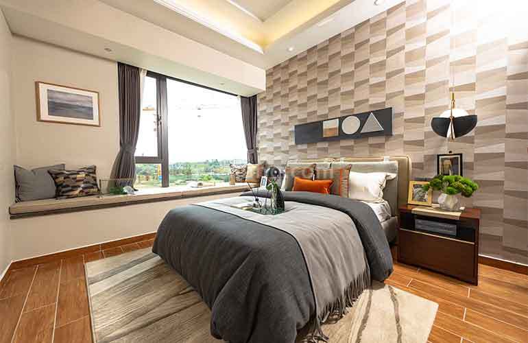 富力阅山湖卧室