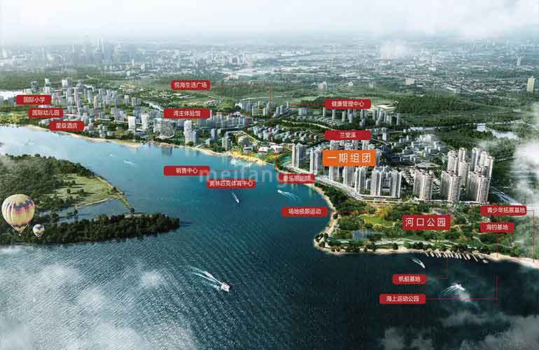 富力悦海湾规划图