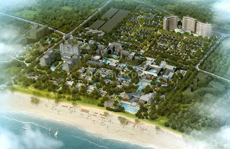 葛洲坝海棠福湾鸟瞰图