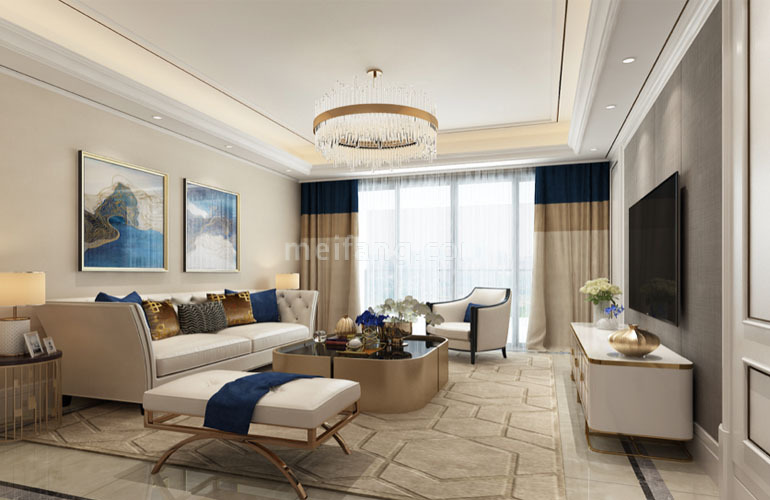 国瑞红塘湾客厅