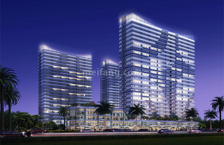 一海华府夜景效果图