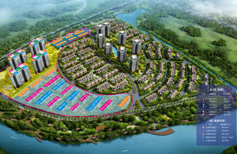 鼎胜月亮湾鸟瞰图