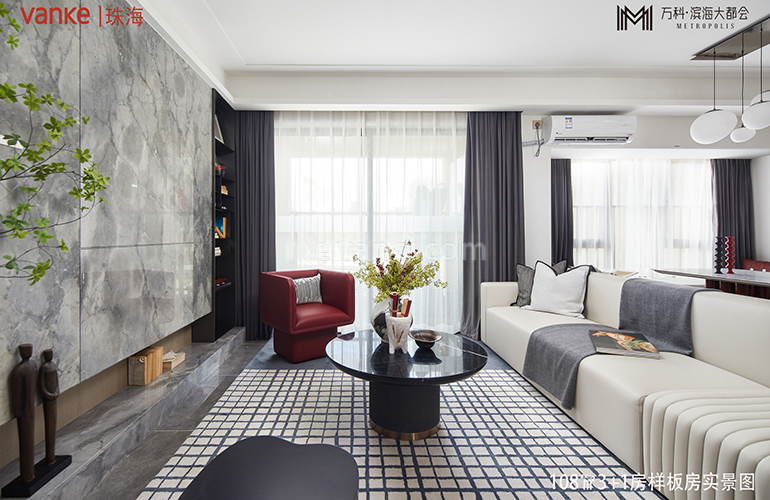万科海上城市三期客厅
