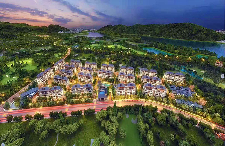 海棠香居鸟瞰图