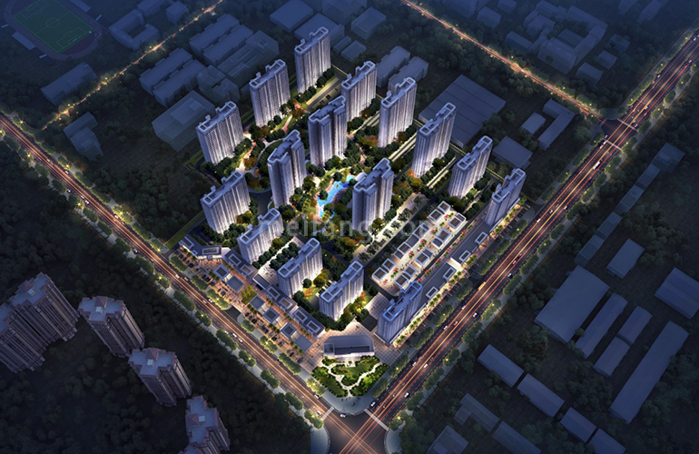 北投观海湾鸟瞰图