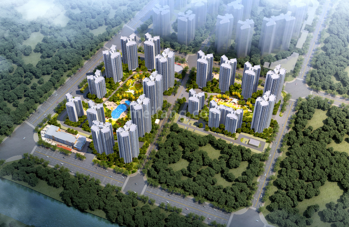 天誉珠海湾二期鸟瞰图