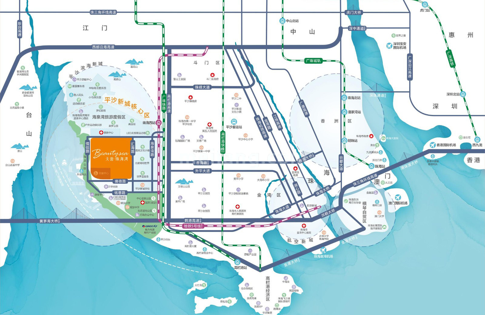 天誉珠海湾二期区位图