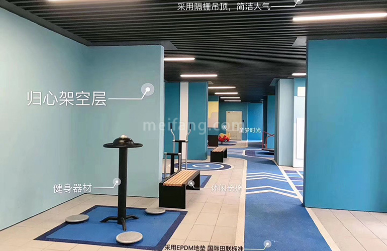 融创云水观璟融创贴心设计的架空层效果图