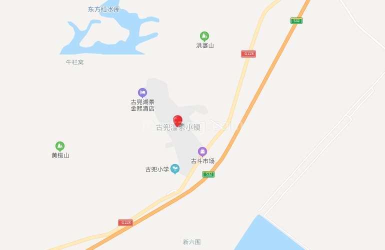 奥园古兜温泉小镇区位图