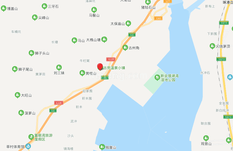 奥园古兜温泉小镇区位图