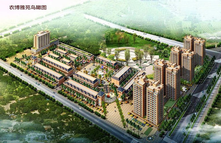 农博雅苑鸟瞰图