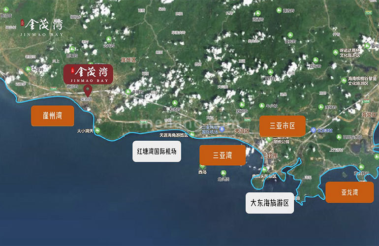 金茂湾区位图