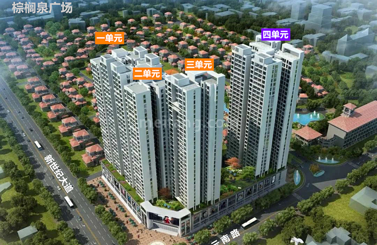 棕榈泉广场规划图