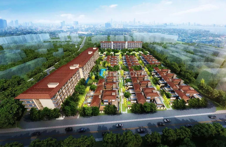 佳兆业海棠伴山鸟瞰图