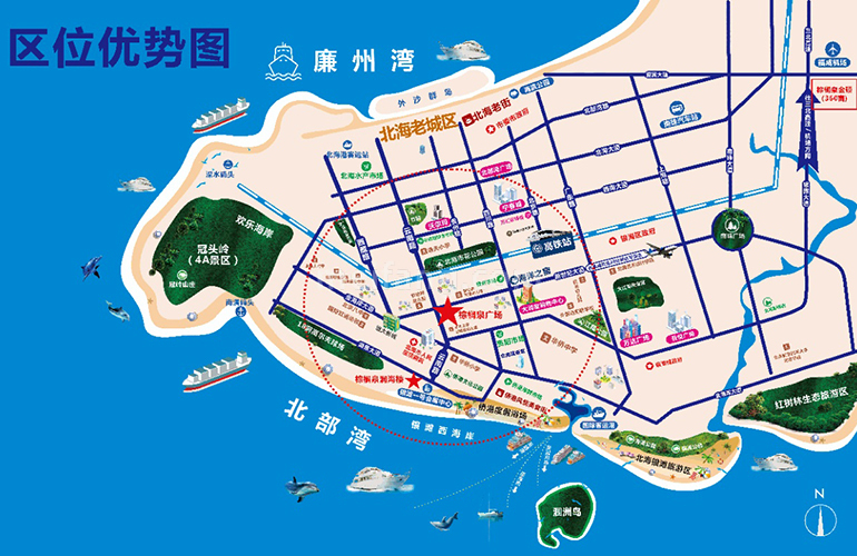 棕榈泉广场区位图