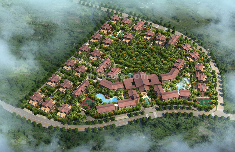 天使海棠明悦鸟瞰图