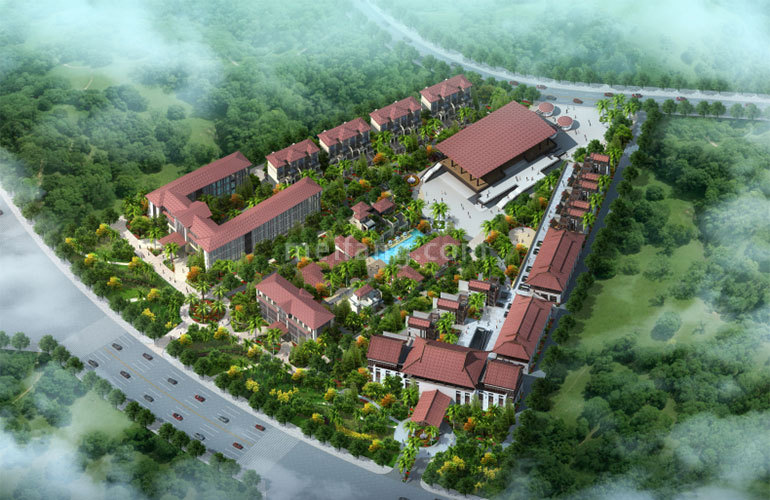 天使海棠明悦鸟瞰图