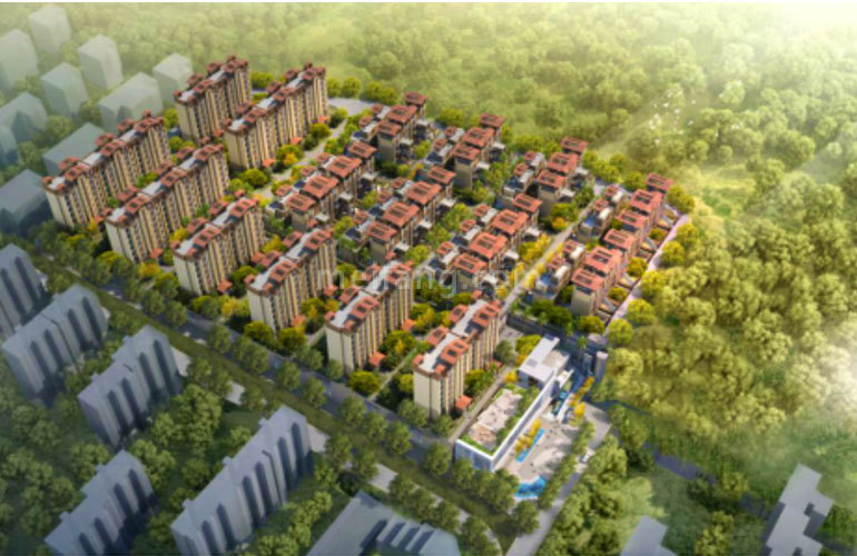 佳兆业海棠伴山鸟瞰图