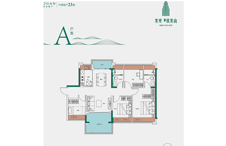 A户型住宅 建筑面积109㎡