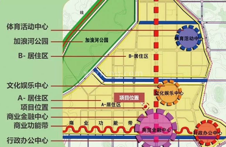 富达美广场 规划图