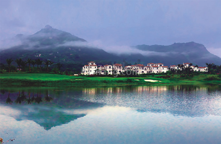 官塘学院小镇原生态长岭湖