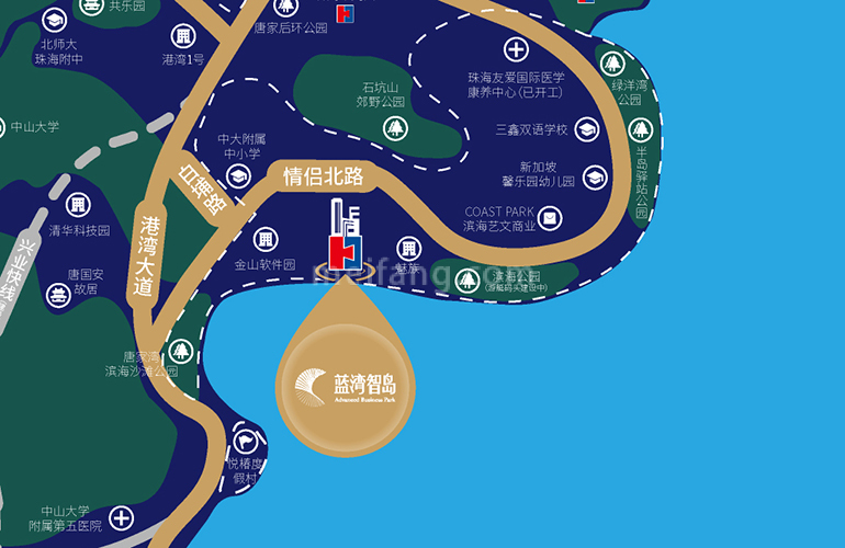 蓝湾智岛