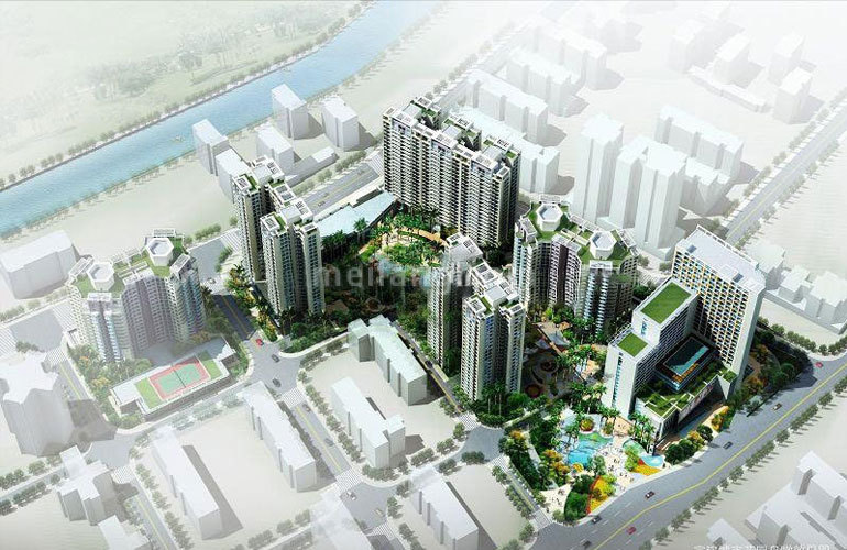宇建城市花园二期鸟瞰图