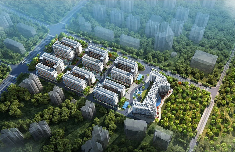 博鳌晟景海岸鸟瞰图