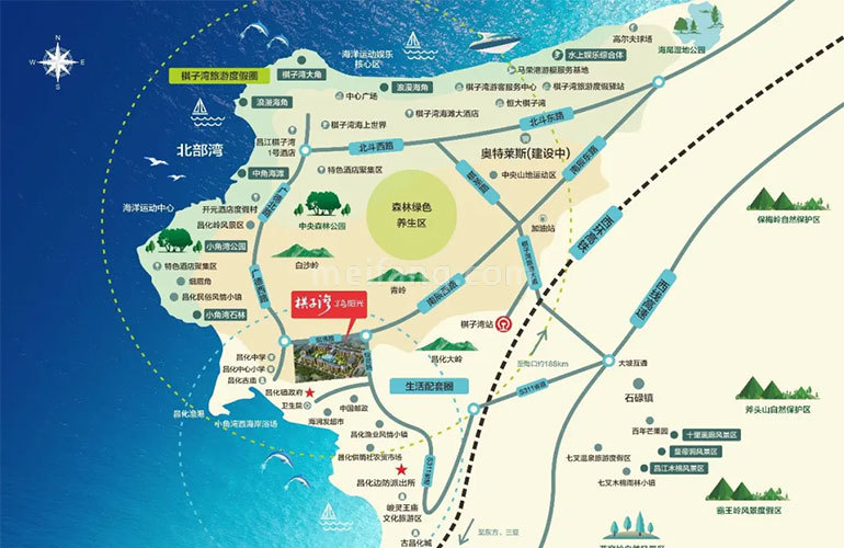 棋子湾半岛阳光