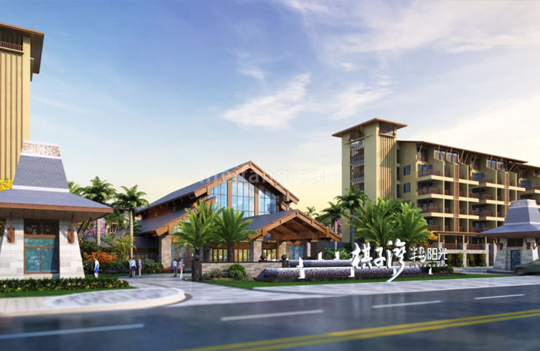 棋子湾半岛阳光效果图