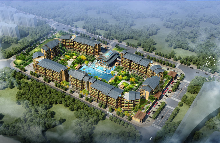 棋子湾半岛阳光鸟瞰图