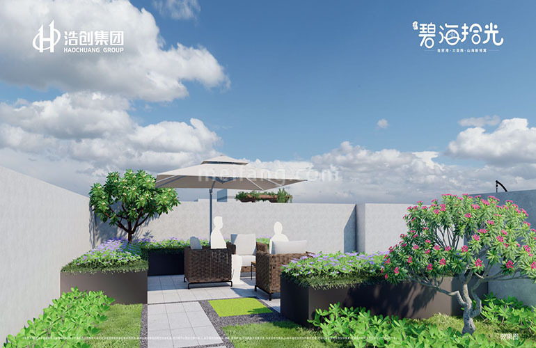 浩创碧海拾光效果图