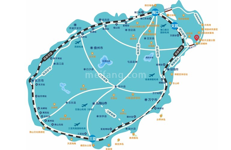 椰林小筑区位图